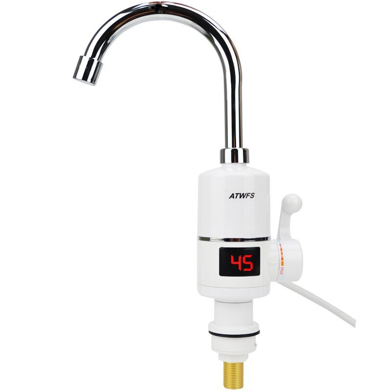 Electric Instant Hot Water Heater Water Faucet Tankless Kitchen Instantaneous Water Heater Tap Heating Flow - Jaazi International