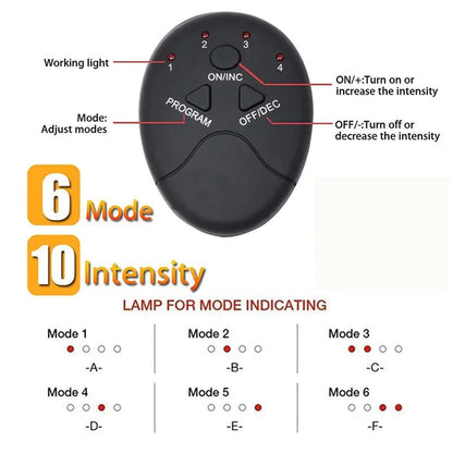 Electric Muscle Stimulator Fitness Massager - Jaazi International