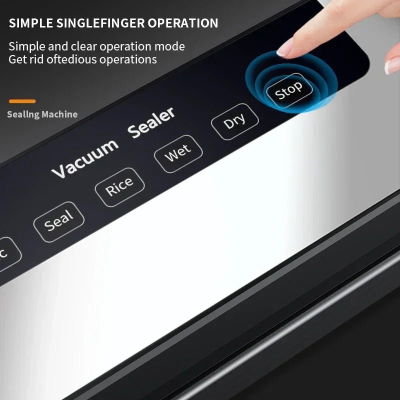 Electric Vacuum Sealer Packaging Machine Kitchen Food Saver Bags Commercial Vacuum Food 30cm Sealing for Home Packaging Supplies - Jaazi International