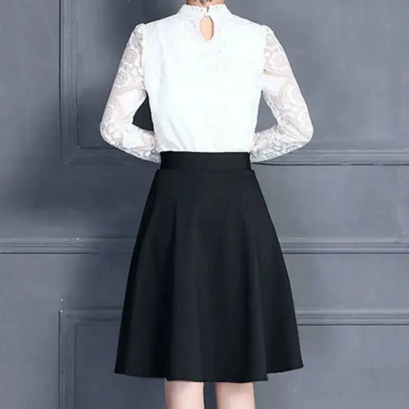 Elegant Skirt with Pockets - Jaazi International