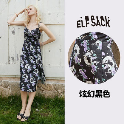 Elf Sack National Style Slim Looking Sling Dress - Jaazi International