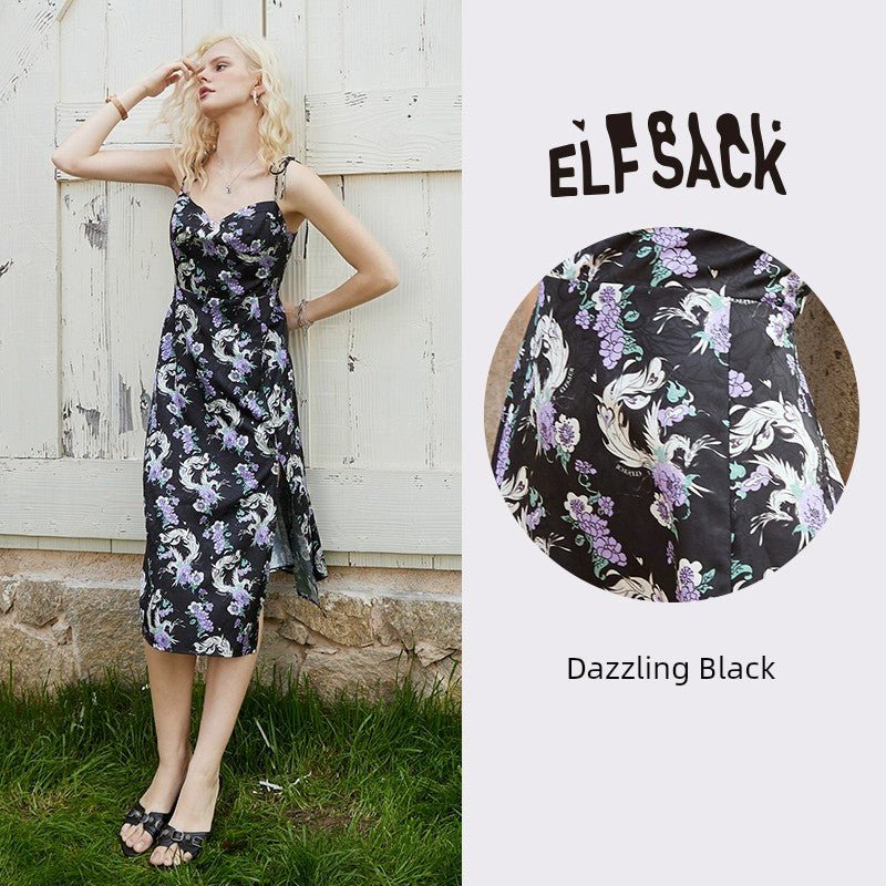 Elf Sack National Style Slim Looking Sling Dress - Jaazi International