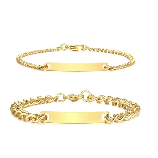 Engraved Bracelet Set - Jaazi International