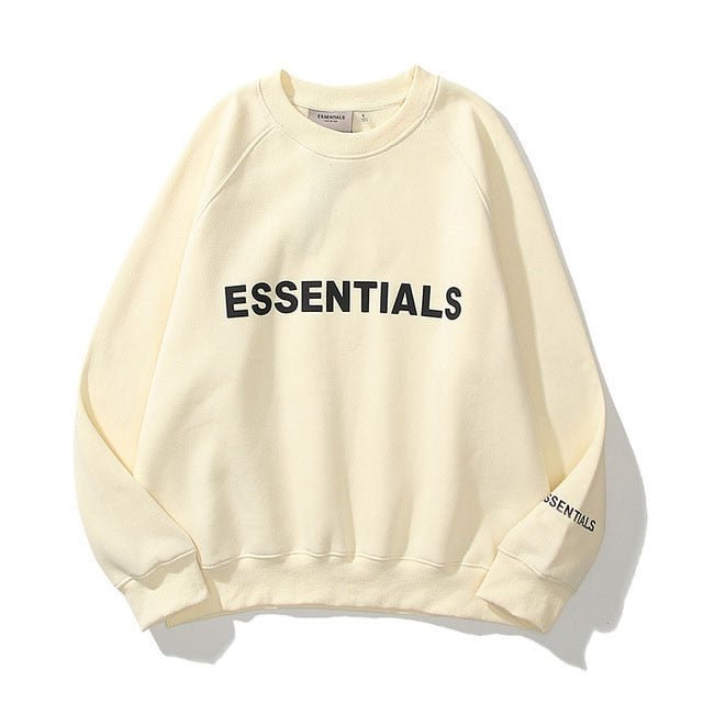 Essentials Sweatshirt Reflective Letter Printed - Jaazi International