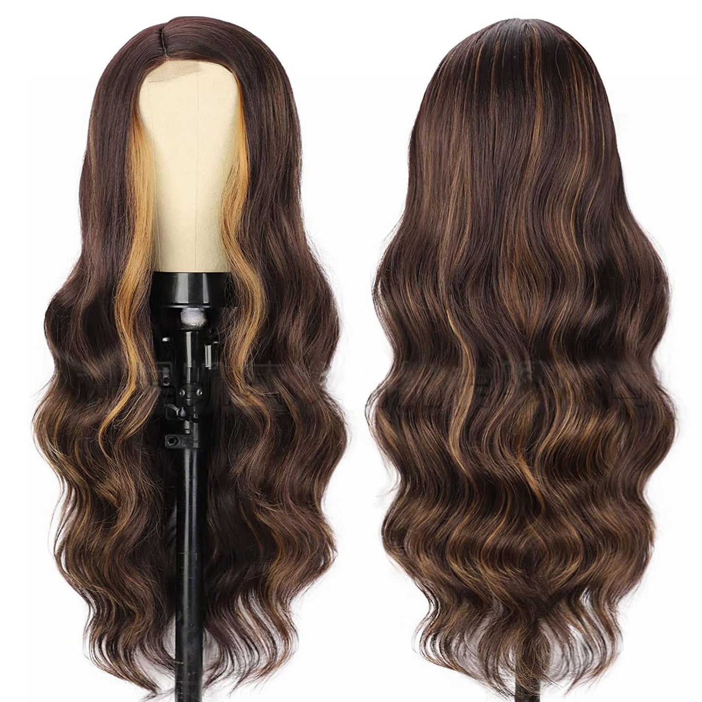 European and American Wigs With Long Curly Hair, Women's Front Lace Wigs, High - Temperature Silk Wigs, and Headsets - Jaazi International