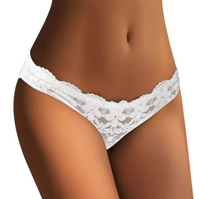 Exotic Lace Open Croch Panties - Jaazi International