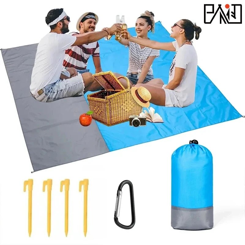 Extra Large Waterproof Beach Mat Portable Outdoor Camping Mat Blanket Folding Camping Mattress Lightweight Camping Picnic Mat - Jaazi International