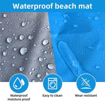 Extra Large Waterproof Beach Mat Portable Outdoor Camping Mat Blanket Folding Camping Mattress Lightweight Camping Picnic Mat - Jaazi International