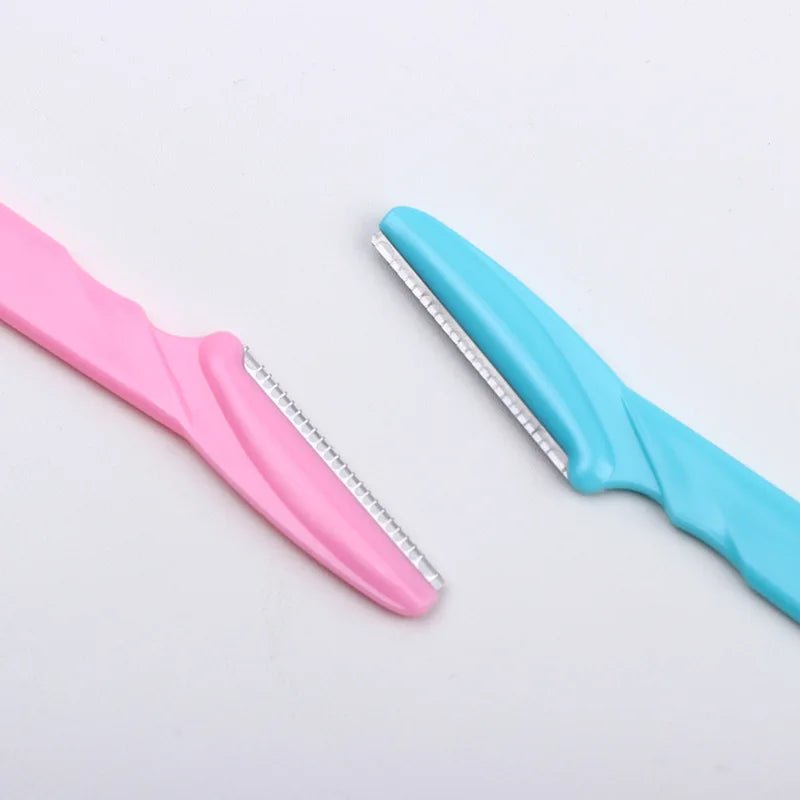 Eyebrow Razor Eyebrow Trimmer Women Face Razor Hair Remover Eye Brow Shaver Blades for Cosmetic Beauty Makeup Tools 1/5/10 Pcs - Jaazi International