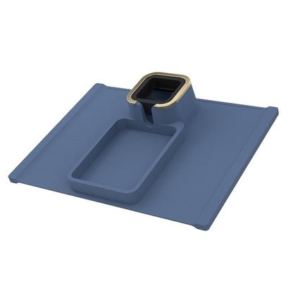 Plateau de dessous de verre en silicone pour canapé