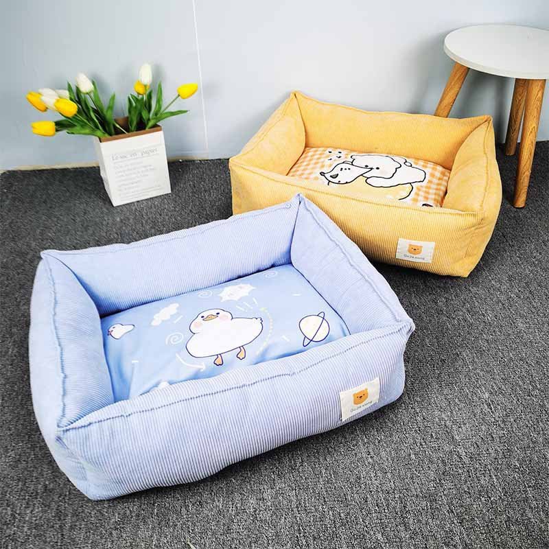 Fabric Craft Printing Square Warm Pet Bed - Jaazi International