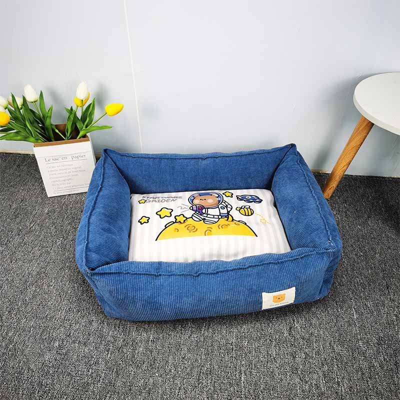 Fabric Craft Printing Square Warm Pet Bed - Jaazi International