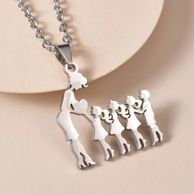 Family Silver Necklaces - Jaazi International