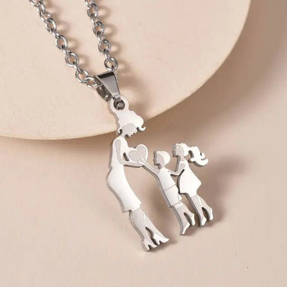 Family Silver Necklaces - Jaazi International