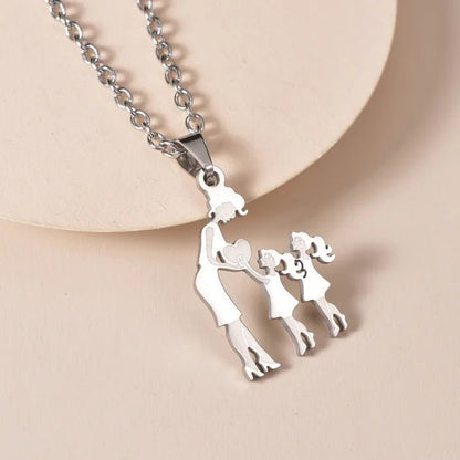 Family Silver Necklaces - Jaazi International