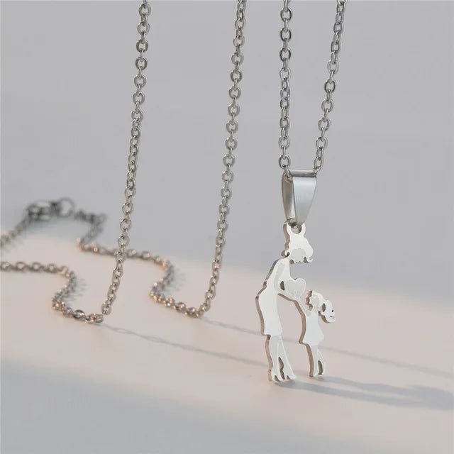 Family Silver Necklaces - Jaazi International