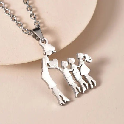 Family Silver Necklaces - Jaazi International