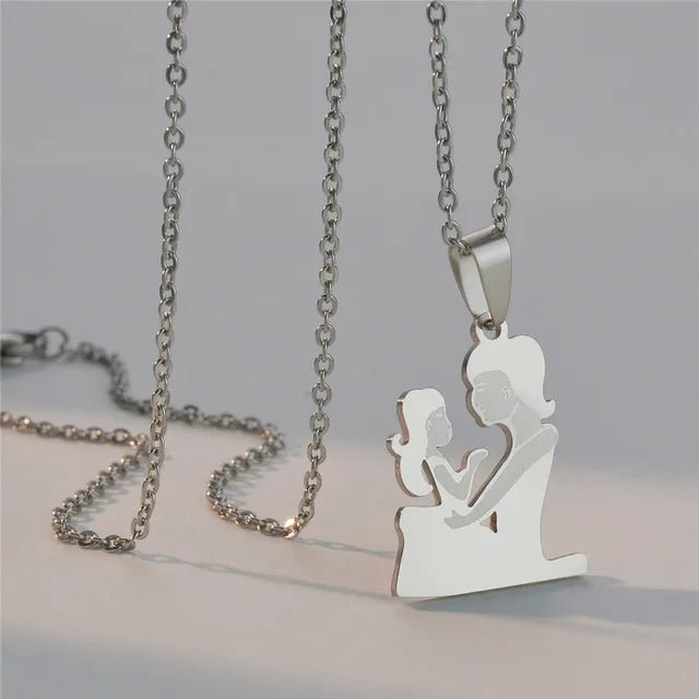 Family Silver Necklaces - Jaazi International