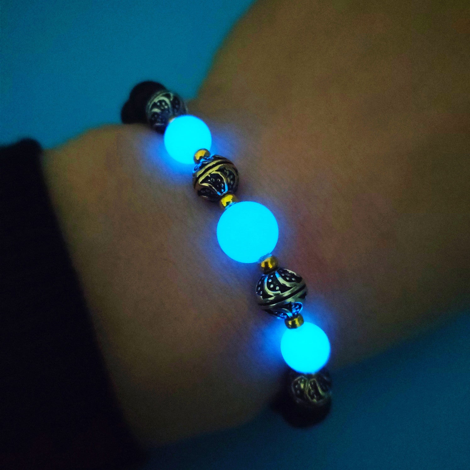 Fashion Jewelry Woman Luminous Beaded Bracelet - Jaazi International