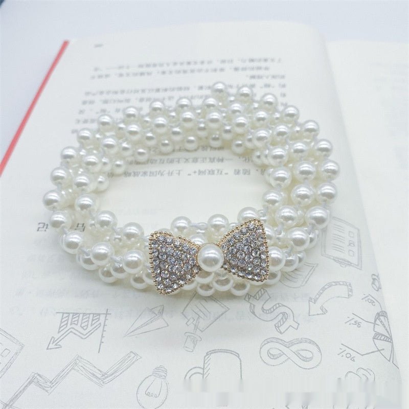 Fashion Jewelry Women's White Pearl Waist Chain Decoration - Jaazi International