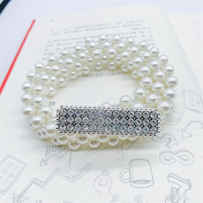 Fashion Jewelry Women's White Pearl Waist Chain Decoration - Jaazi International