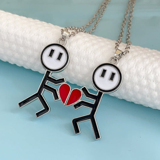 Fashion Personality Cartoon Love Necklace - Jaazi International