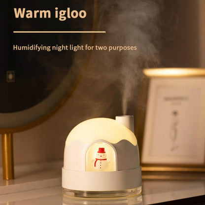 USB Igloo Humidifier With Heavy Fog Volume And Silent