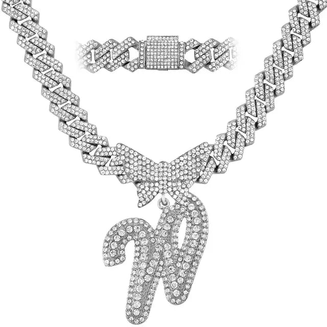 Crystal Butterfly Necklace - Jaazi Intl