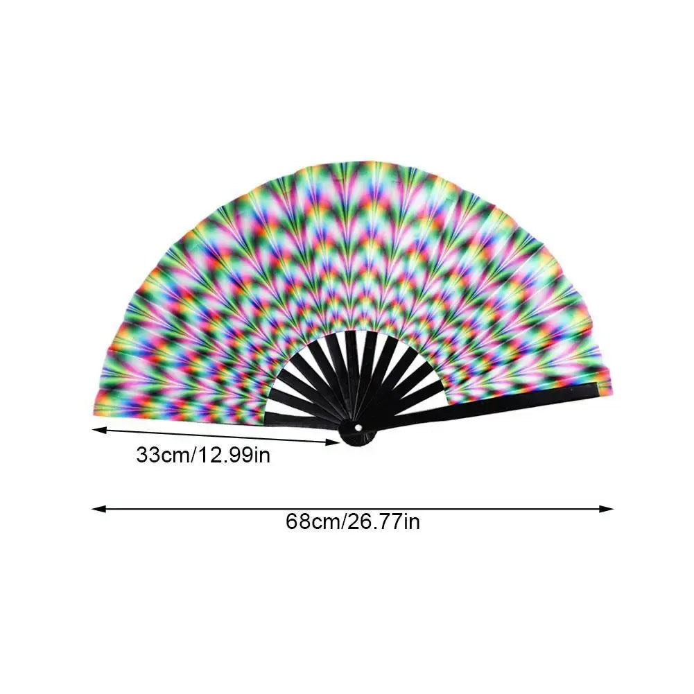 UV Fluorescent Folding Fan