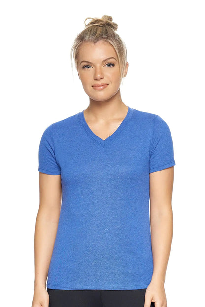 Women's Performance Heather V-Neck Tee