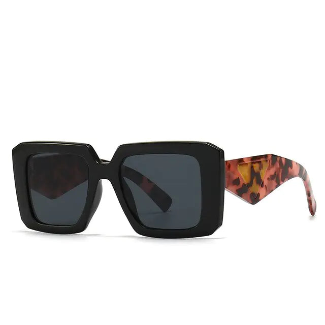 Retro Rectangular Cat Eye Sunglasses