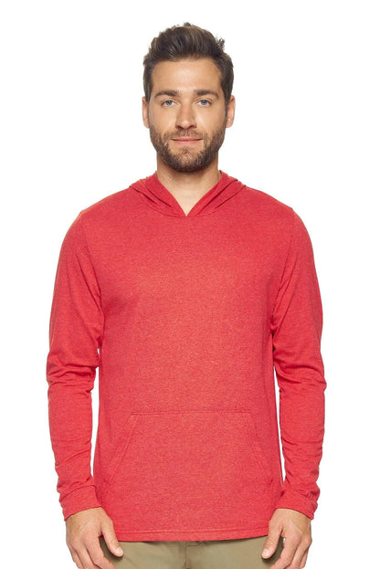 Men's Performance Heather Hoodie Shirt