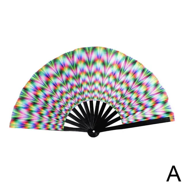 UV Fluorescent Folding Fan