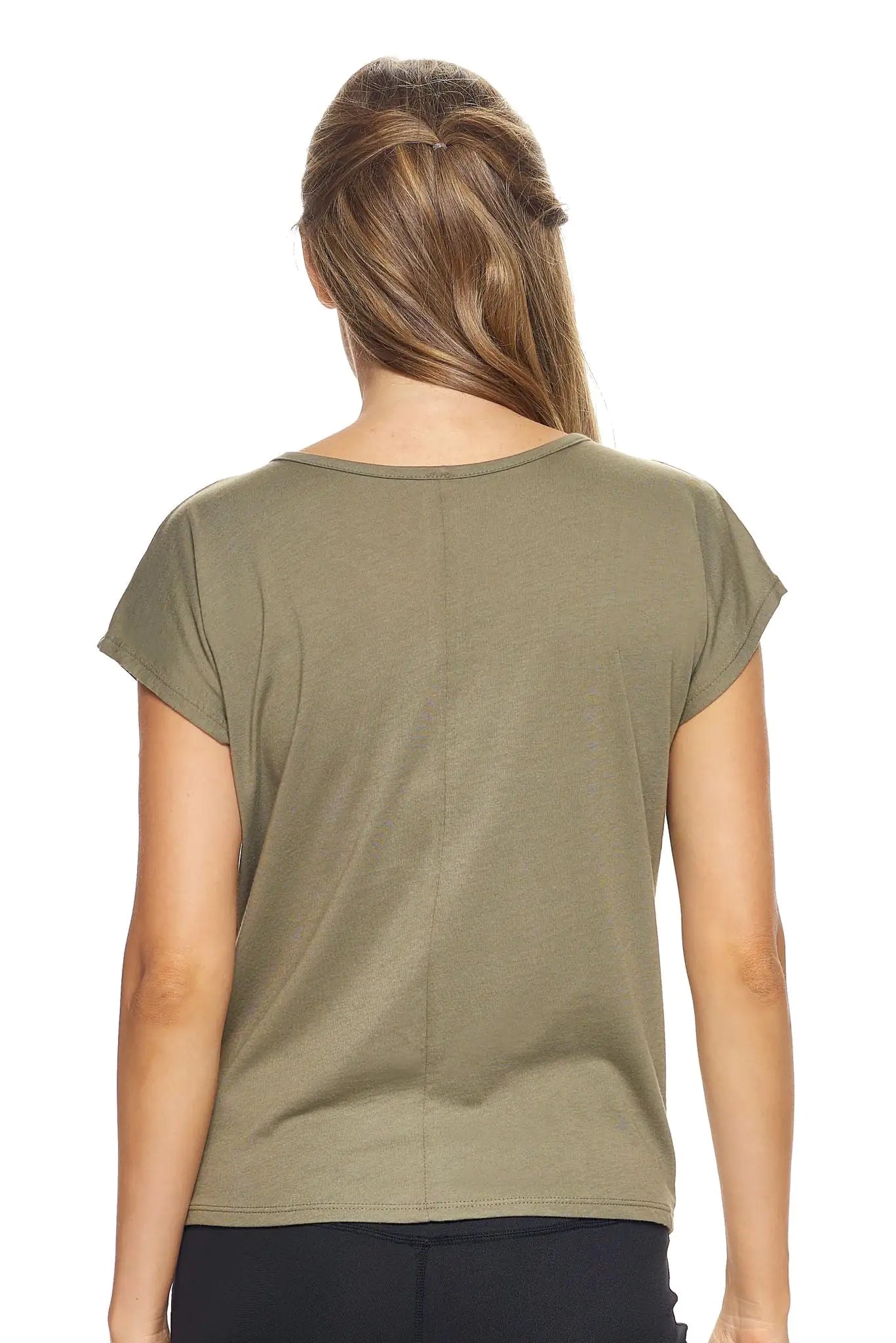 Women's MoCA™ Split Front Tie Tee 🍃