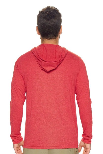 Men's Performance Heather Hoodie Shirt