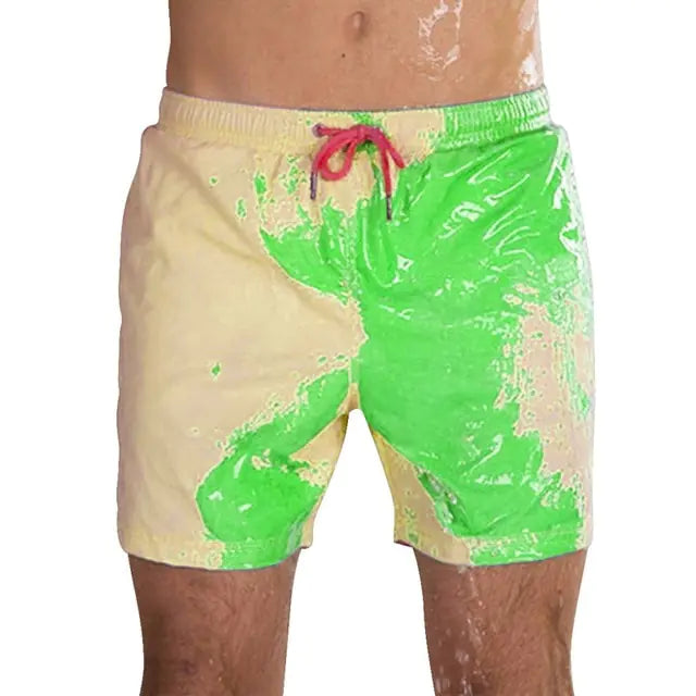 Quick Dry Color Changing Beach Shorts