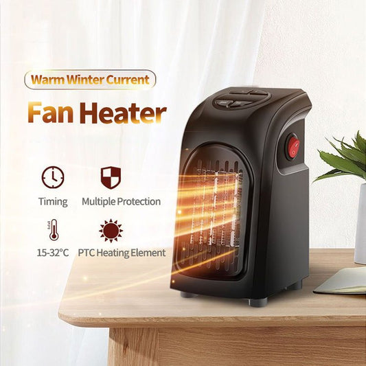 Winter Air Heater Fan Heater Electric Home Heaters Mini Room Air Wall Heater Ceramic Heating Warmer Fan For Home Office Camping - Jaazi Intl