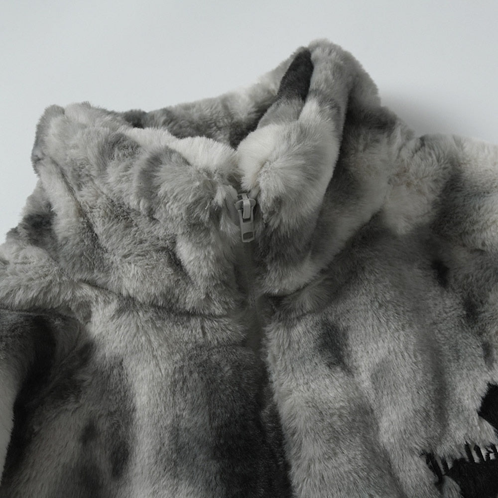 Winter Rabbit Fur Jacket - Jaazi Intl