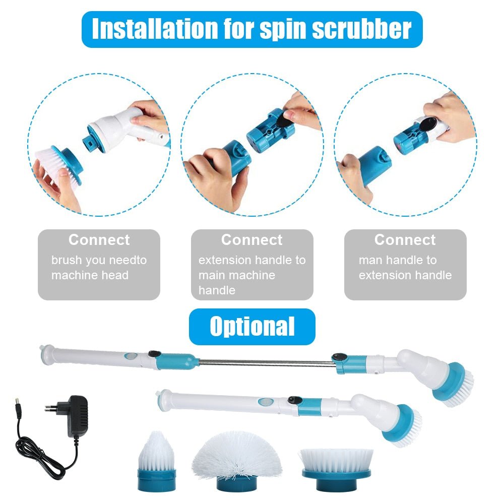 Wireless Electric Spin Cleaner - Jaazi Intl