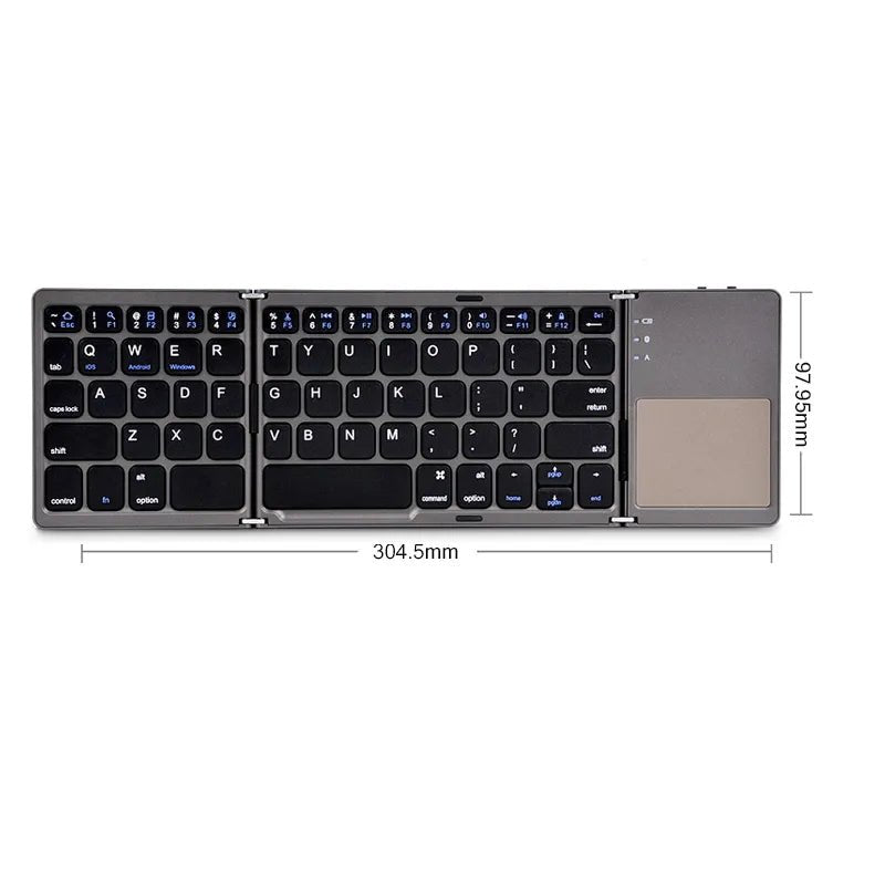 Wireless Folding Keyboard - Jaazi Intl