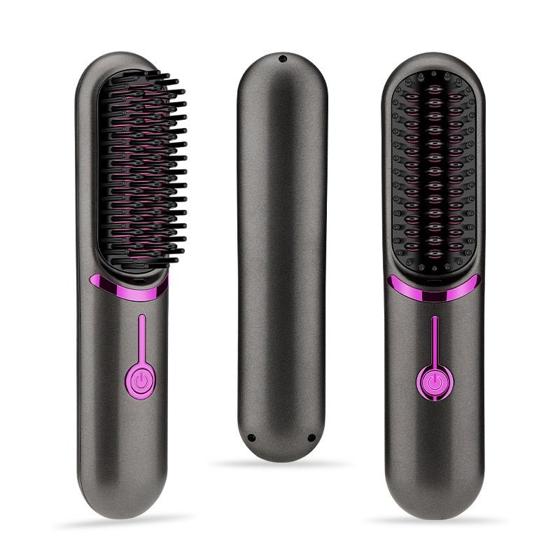 Wireless Straight Comb USB Charging Hairdressing Comb Rolls - Jaazi Intl