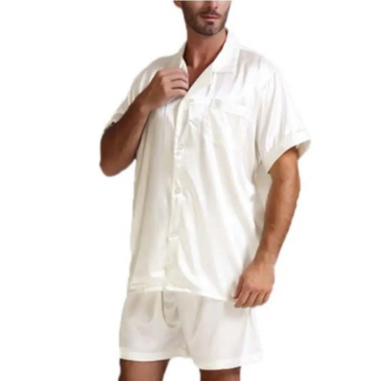 Wish Hot Sale Men's Solid Color Home Service Men's Pajamas Set - Jaazi Intl