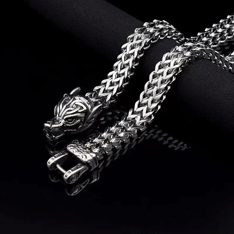 Wolf's Head Bracelet - Jaazi Intl