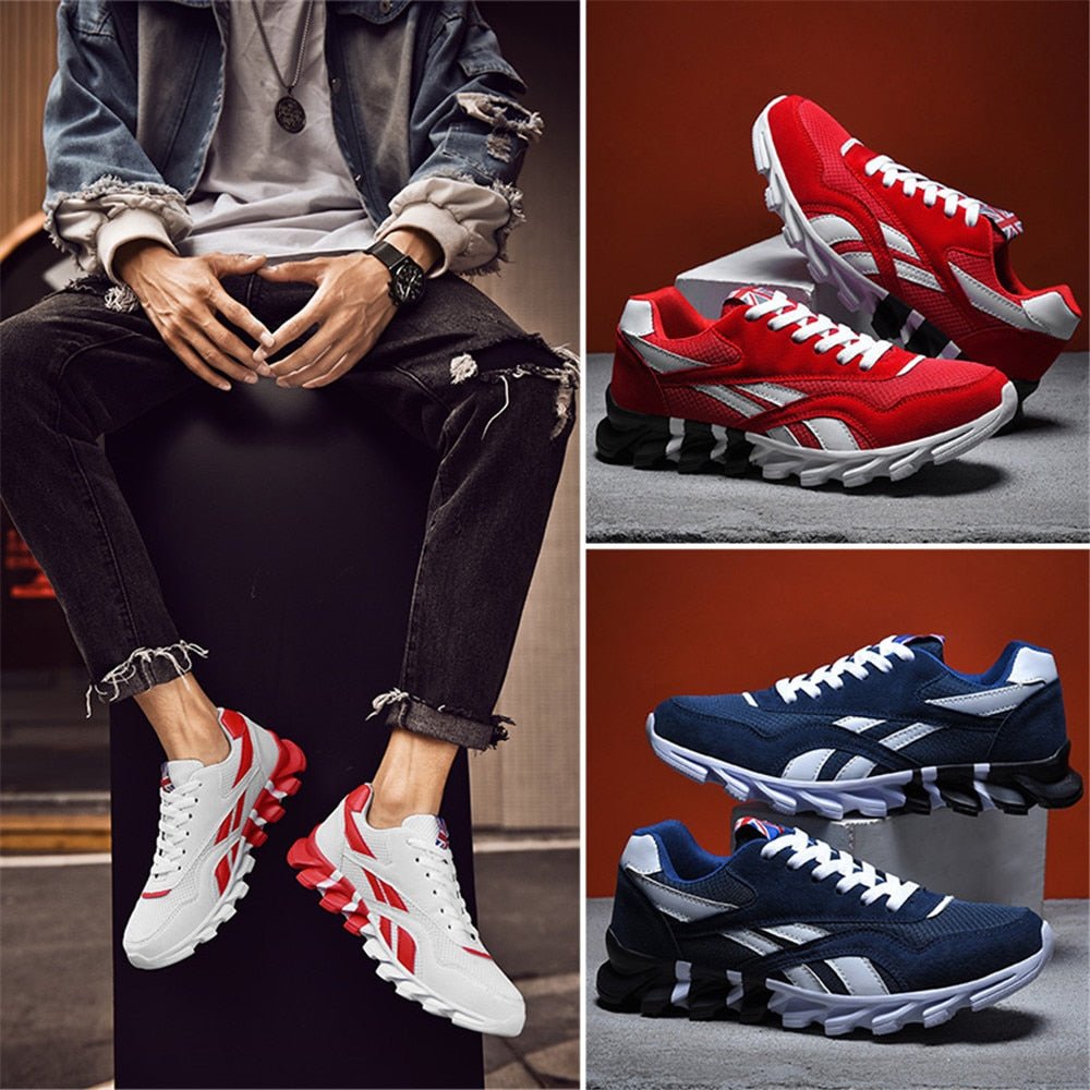 Women and Men Sneakers Breathable Running Shoes Outdoor Sport Fashion Comfortable Casual Couples Gym Shoes - Jaazi Intl