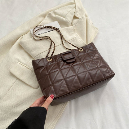 Women Shoulder Bags New Trendy Chic Chanel-style Rhombus Chain Bag - Jaazi Intl