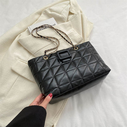 Women Shoulder Bags New Trendy Chic Chanel-style Rhombus Chain Bag - Jaazi Intl