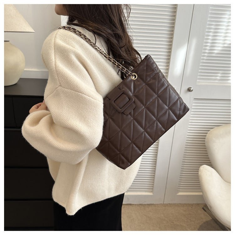 Women Shoulder Bags New Trendy Chic Chanel-style Rhombus Chain Bag - Jaazi Intl