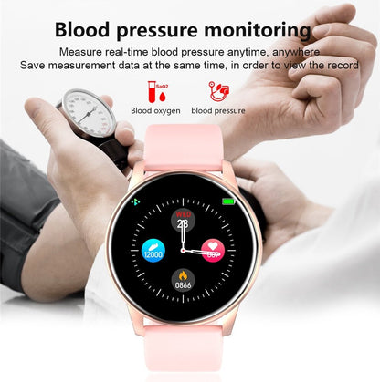 Women Smart Watch Real-time Weather Forecast Activity Tracker Heart Rate Monitor Sports Ladies Smart Watch Men For Android IOS - Jaazi Intl