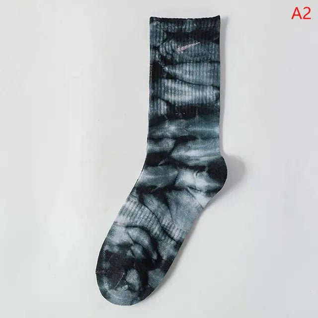 Women Tie-dye Middle Tube Socks - Jaazi Intl