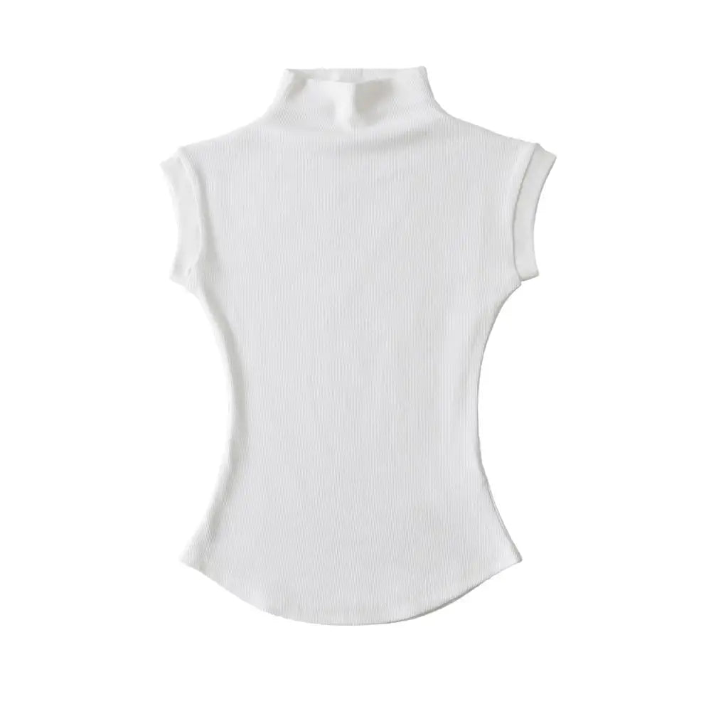 Women's Half Turtleneck Top - Jaazi Intl